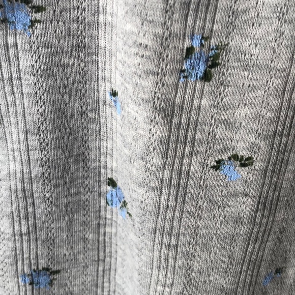 Polly & Esther Gray Cropped Sleeveless Shirt Tank Top Size M - Picture 6 of 6